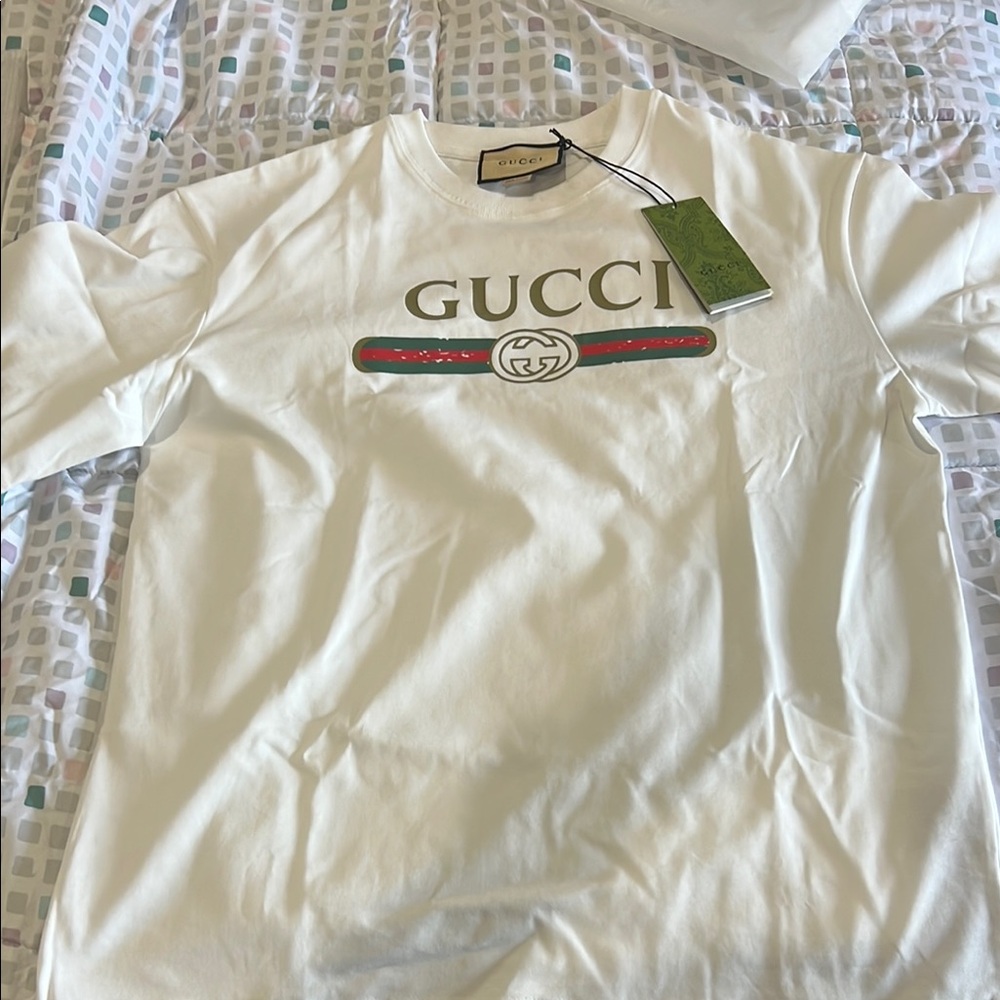 Gucci White T-Shirt with